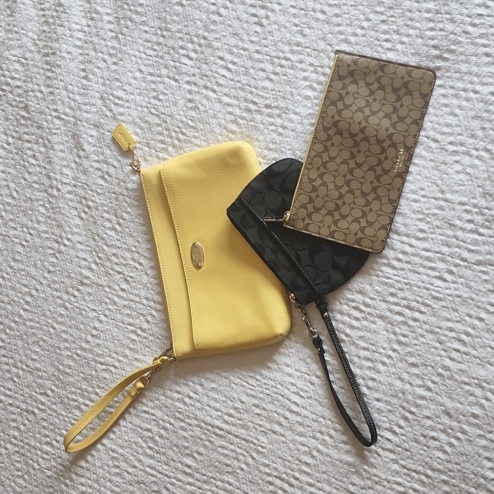 SOLD 3 clutches from Coach